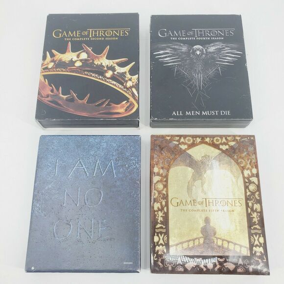 Game of Thrones DVD Set Seasons 2,4,5 and 6 Blueray Discs with Bonus Features - Picture 1 of 6